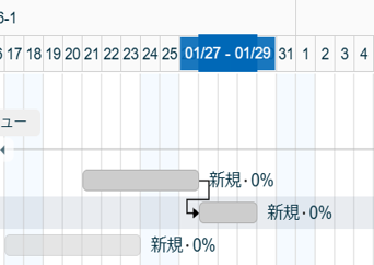 先行・後続の設定