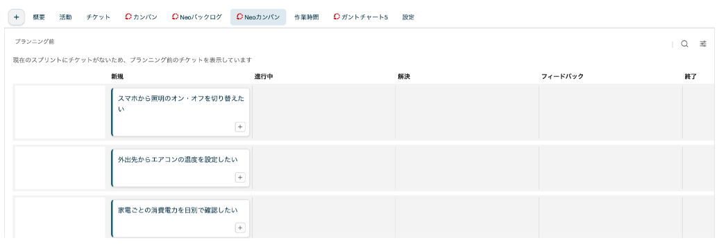 Lychee RedmineのNeoカンバン